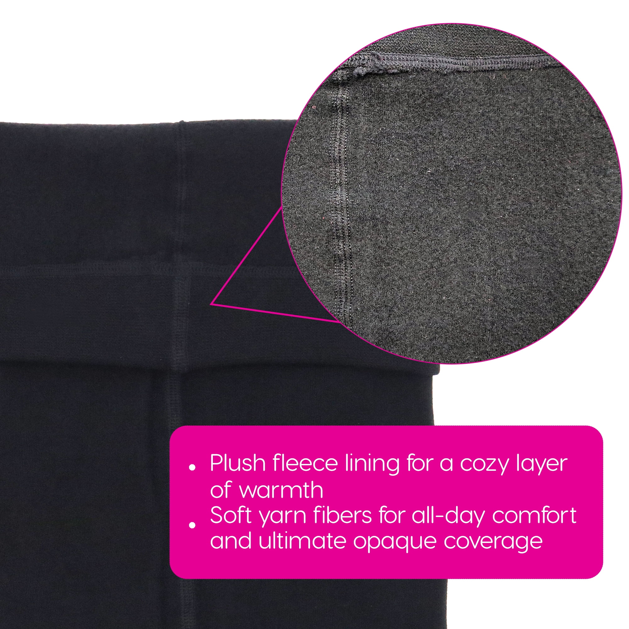 On the Go Women's Fleece Ankle Tights, Size S to XL