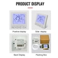 thumbnail image 3 of Riwcyla Smart Thermostat for Home WiFi Voice App Programmable Temperature Control IP20 Protection 24H Timed On/Off Digital Thermostat for 16A Electric Underfloor Heating Compatible with Home, 3 of 6