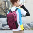 thumbnail image 2 of Shoulder Bag Nylon Rucksack Lightweight Large Capacity for Men Women Adult Youth, 2 of 7
