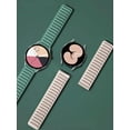 thumbnail image 2 of ALMNVO 20mm 22mm Bands for Samsung Galaxy Watch 6 5 4 40mm 44mm/ Watch 6 4 Classic 43mm 47mm 42mm 46mm/ 5 Pro 45mm/ Active 2 Watch/ Magnetic Leather Bands Magnet Loop for Samsung Amazfit Garmin watch, 2 of 6