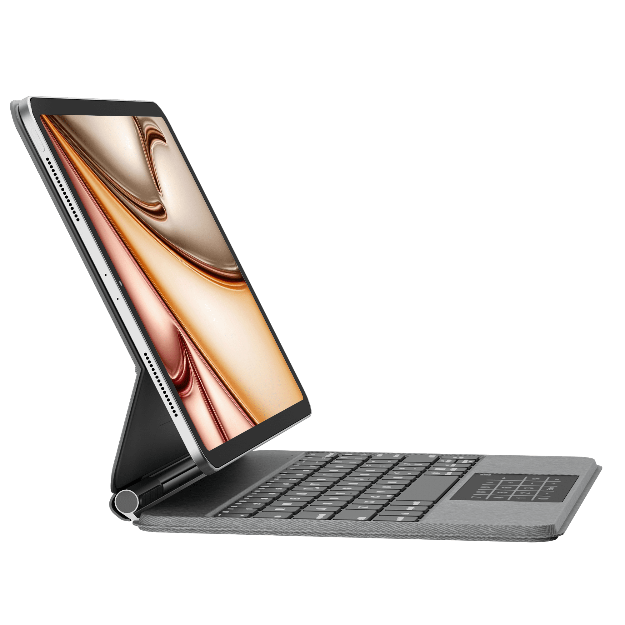 edaiser Wireless Magic Keyboard Case + Magnetic Cover Compatible with Apple iPad Air 11 inch (M3/M2) 2025, iPad Air (5th/4th), iPad Pro 11-inch (4th-1st) Gen, Gray