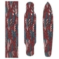 thumbnail image 3 of 44"x10" Skateboard Grip Tape Protector Sheets Nonslip Protection Griptape Sheet for Outdoor Sports Butterfly with National Flag, 3 of 7