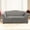 FLANNEL GRAY, variant on SureFit Stretch Pique Sofa Slipcover, Two-Piece Sofa Cover and Cushion Cover, Flannel Gray