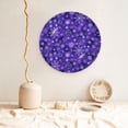 thumbnail image 5 of Wukai New Year Snowflakes Print Decorative Plate for Display,Bone China Decorative Plate, Ceramic Dinner Plate with Stand, Vertical Ceramic Plate-7in, 5 of 6
