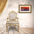 thumbnail image 3 of Oppenheimer, Michelle 18x11 Gold Ornate Wood Framed with Double Matting Museum Art Print Titled - Plum Clouds, 3 of 4
