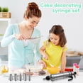 thumbnail image 5 of 13 Pcs Dessert Decorating Syringe Set Complete Frosting Piping Kit with 6 teQvJ, 5 of 10