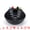 Black, variant on Unique Bargains Modern Irregular Shaped Pedestal Fruit Bowl Black 9.1" x 9.1" x 4.5"