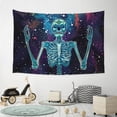 thumbnail image 6 of Xecao Space Skeleton Meditation Print Tapestry, Wall Hanging Room Funny Decor, Backdrop Room Decor for Bedroom Living Room dormitory, 6 of 8