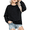 Black*kids fleece lined sweatshirt, variant on Kids Fleece Lined Sweatshirt Ribbed Trim Side Split Solid Tops Crew Neck Warm Soft Cute Y2K Pullover Pink,8-9 Years