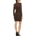 thumbnail image 2 of Guess Womens    Ruched Cut-out Cocktail And Party Dress, 2 of 3