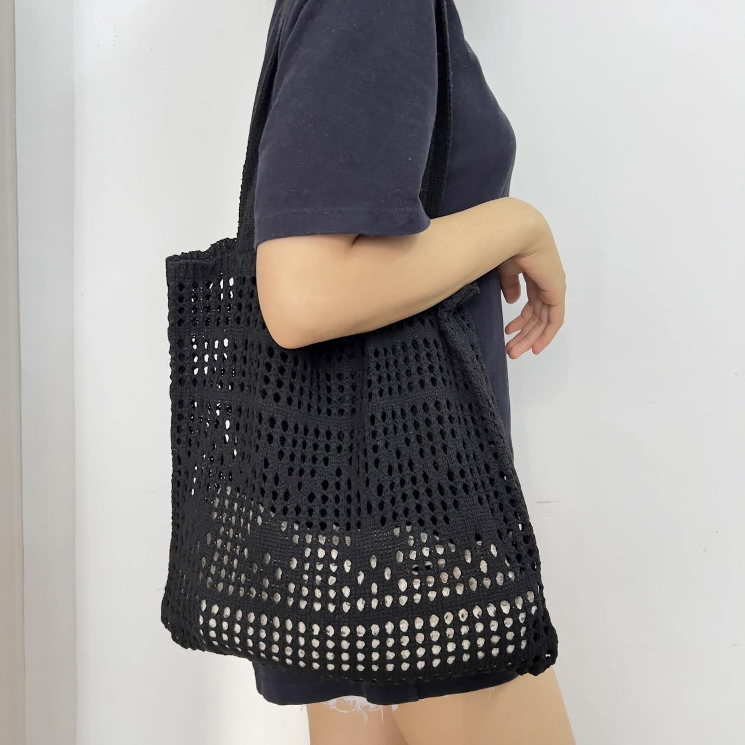Kukuzhu Fairy Tote Bag Aesthetic Tote Bag Y2k Bag Tote Bag Aesthetic Y2k Crochet Tote Bag Aesthetic