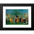 thumbnail image 2 of Henri Rousseau 14x11 Black Modern Framed Museum Art Print Titled - A Centennial of Independence (1892), 2 of 5