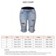 thumbnail image 4 of Pantalones cortos de verano de talle medio para mujer, pantalones cortos desgastados con cremallera y botones elásticos informales a la moda con bolsillos, 4 of 5