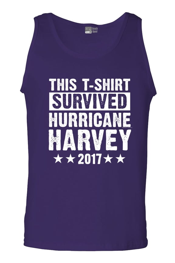 This T-Shirt Survived Hurricane Harvey Houston Texas 2017 DT Adult Tank Top