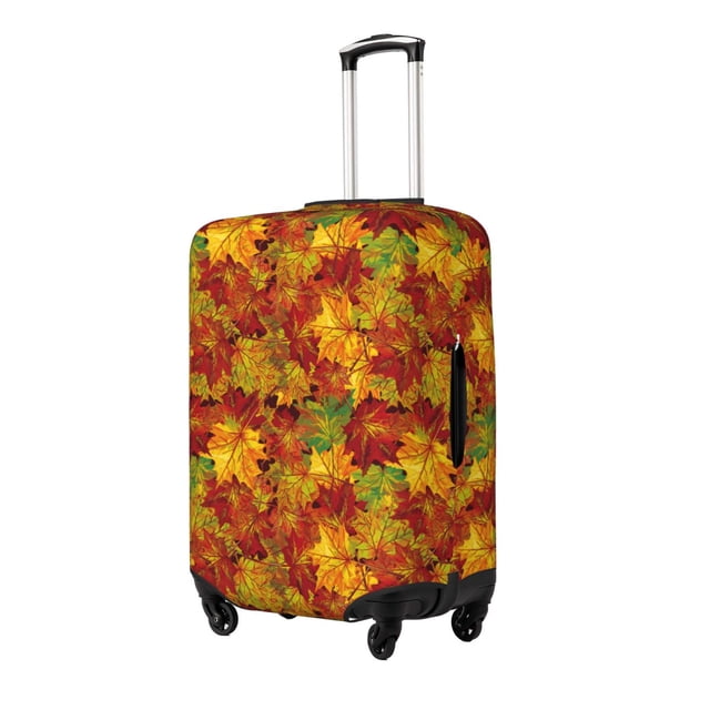 Fotbe Vintage maple leaf autumn Funda Protectora para Equipaje, Antirrayones y Resistente a la Suciedad, Compatible con Maletas de 18 a 32 Pulgadas-Large