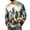 233#Blue, variant on Men Crew Neck Shirt Pumpkin Graphic Long Sleeve Halloween Sweatshirt