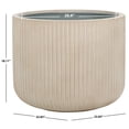 thumbnail image 4 of Safavieh 22.83" x 22.83" x 18.11" Round Beige Ficonstone/Cement Plant Pot, 4 of 7