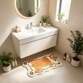 thumbnail image 6 of Tuvgenk Water Absorbing Bathroom Floor Rugs Cute Bathroom Mat Rugs Animai Print Quick Dry Nonslip 16 X 24 in, 6 of 6