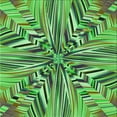 thumbnail image 1 of Ahgly Tapis d'Intérieur Lavable en Machine Carré Vert Transitionnel, 5 Pieds Carré, 1 of 7
