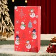 thumbnail image 5 of Kraft Paper Christmas Gift Bags with Holiday Designs, Reusable Paper Gift Bags for Parties and Events, Festive Packaging for Small to Medium Gifts and Treats(A), 5 of 6