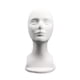 thumbnail image 1 of EPS Flock Head Modelo de maniquí práctico Cabeza de maniquí Modelo femenino (Blanco) Tmvgtek Libre de BPA, 1 of 8