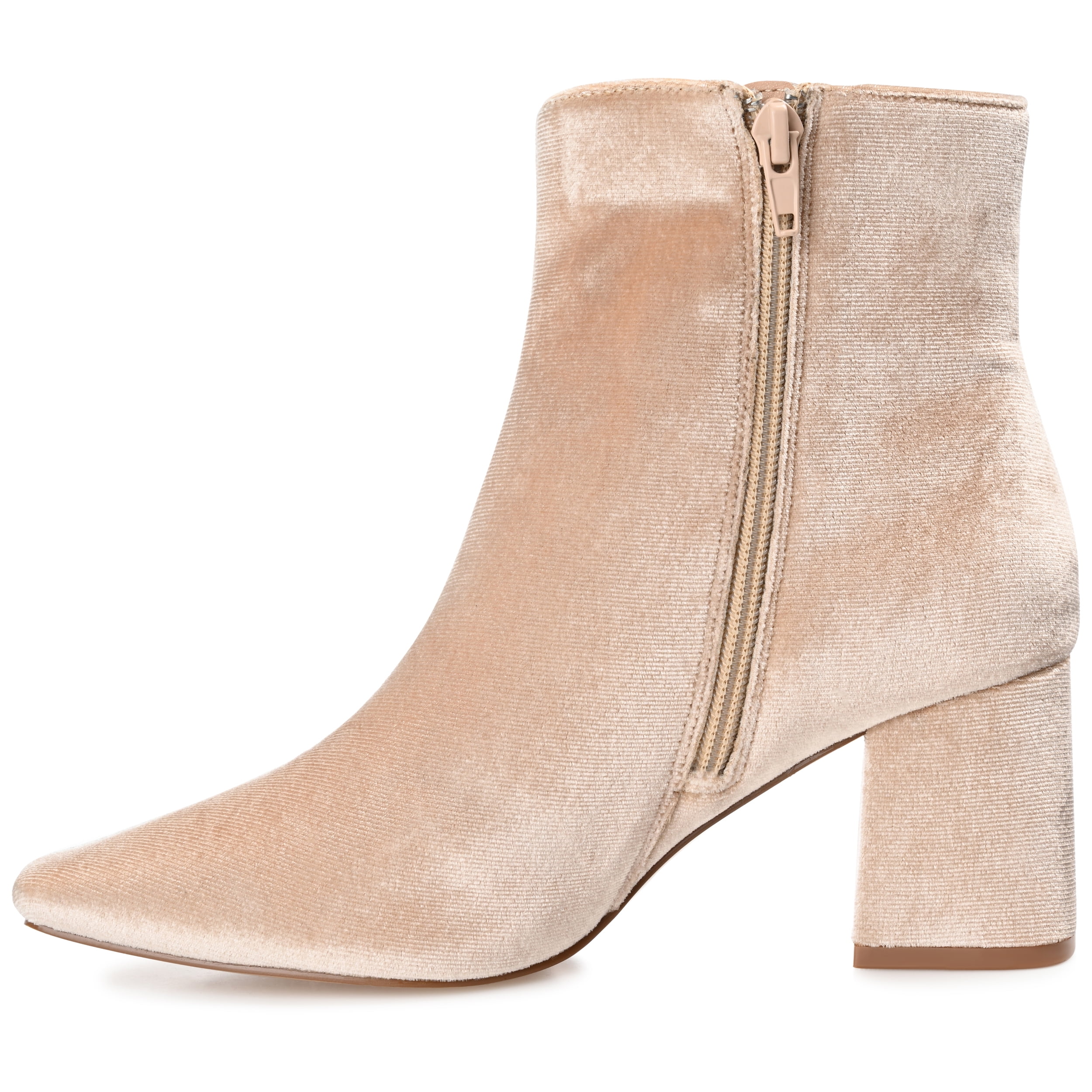 Journee Womens Hazara Square Toe Block Heel Ankle Booties, Widths Available