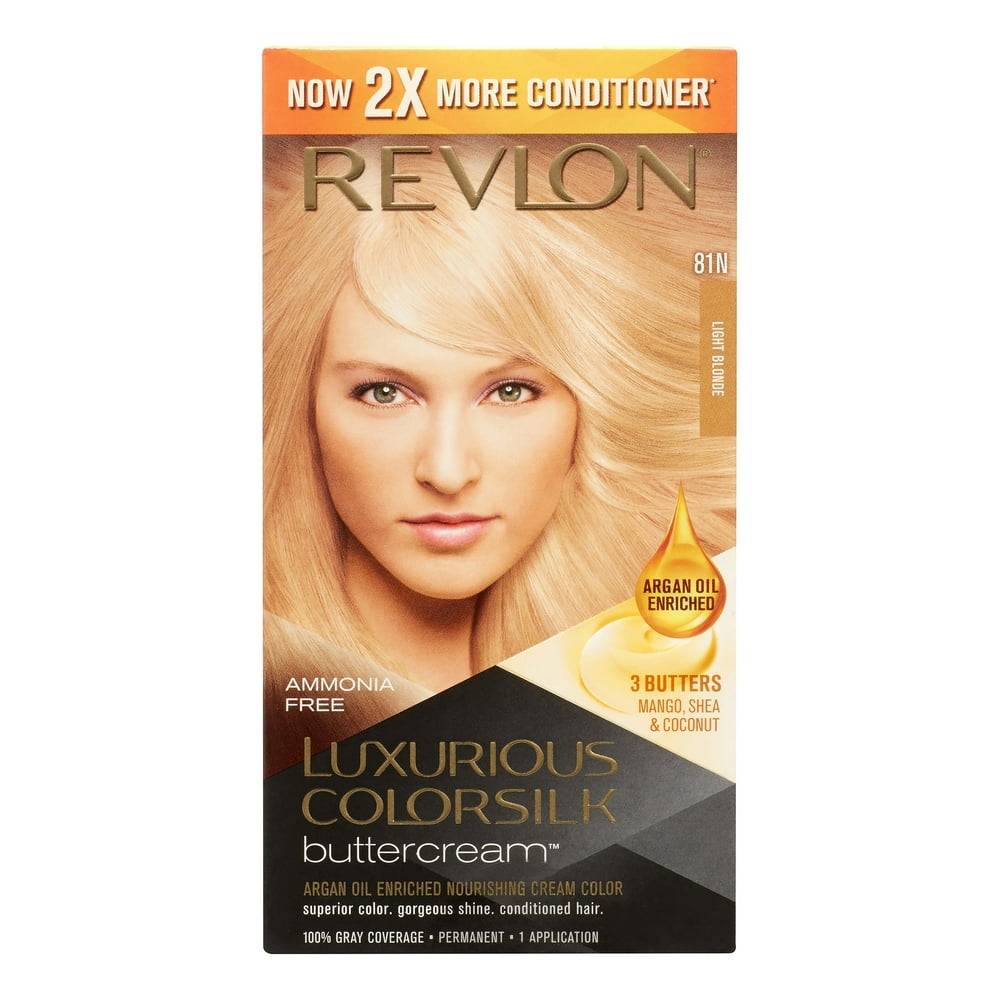 Revlon Luxurious ColorSilk Buttercream Hair Color, Light Blonde