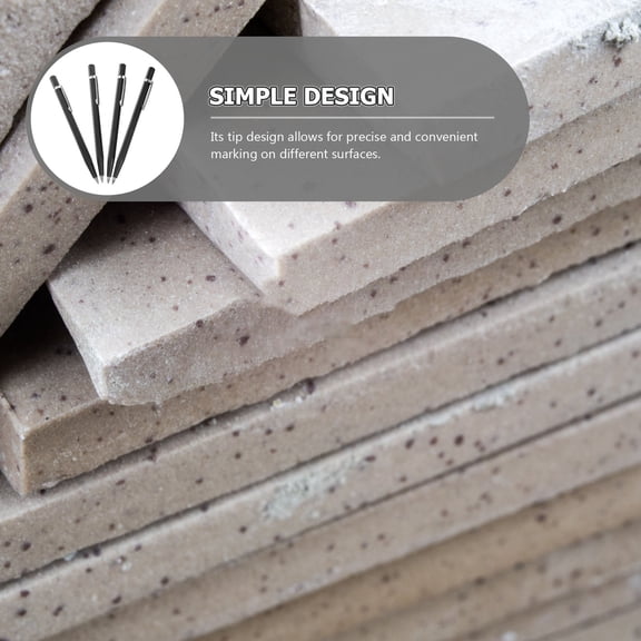 SEWOART Scribe Tool Etching Pen Black Metal 4Pcs Back to School