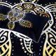 thumbnail image 3 of Sea Turtle Bedding Tribal Honu Funda Nórdica 3 Piezas Intricate Gold Swirls, 3 of 9