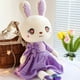 thumbnail image 1 of 40/60/80/100cm Cute / Soft / Ins Rabbit Plush Toys / Calico Plaid Skirt Rabbit Doll / Children's Birthday Gift / Christmas Giftpurple100cm Deng Xun unisex, 1 of 2