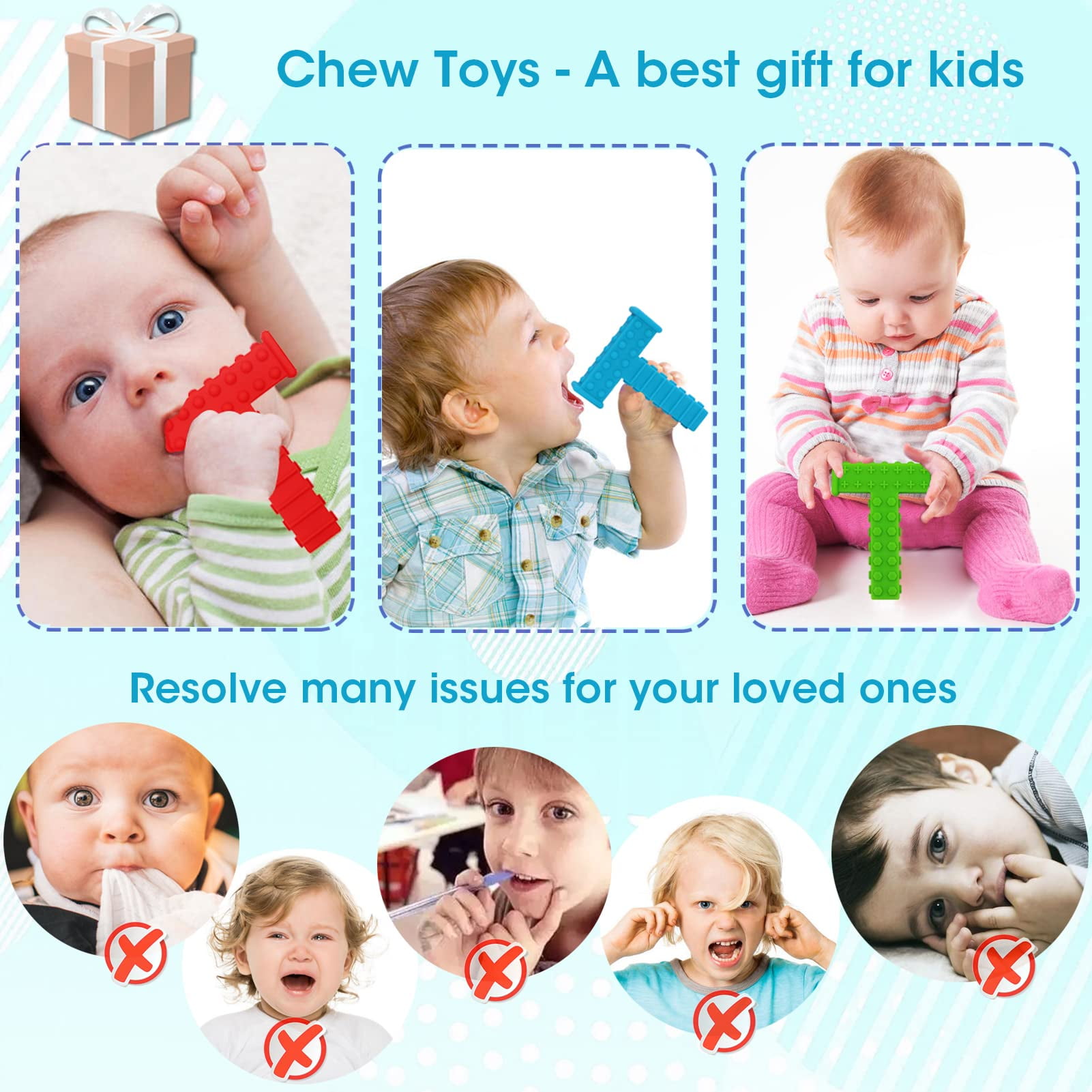 Children's sensory chew toys sale