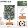 thumbnail image 3 of Dinosaurs Leaves Table Lamp USB Bedside Desk Nightstand Lamp Printed Gifts Small Lamp Wood Base for Bedroom Living Room Kids Room College Dorm, 3 of 7