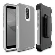 Stylo 5 Case, Cellularvilla Hybrid Dual Layer Heavy Duty Belt Clip Holster Kickstand Shockproof Dustproof Full Protective Cover For LG Stylo 5 (2019)