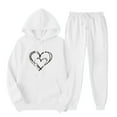 thumbnail image 2 of Wlynlyn Unisex 2 Piece Tracksuit Set Men Women Graphic Print Long Sleeve Pullover Hoodie Sweatshirt Joggers Sweatsuits, 2 of 7