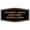 Black/Gold, variant on Fancy Property Under 24Hr Video Surveillance Sign (Black) - Small