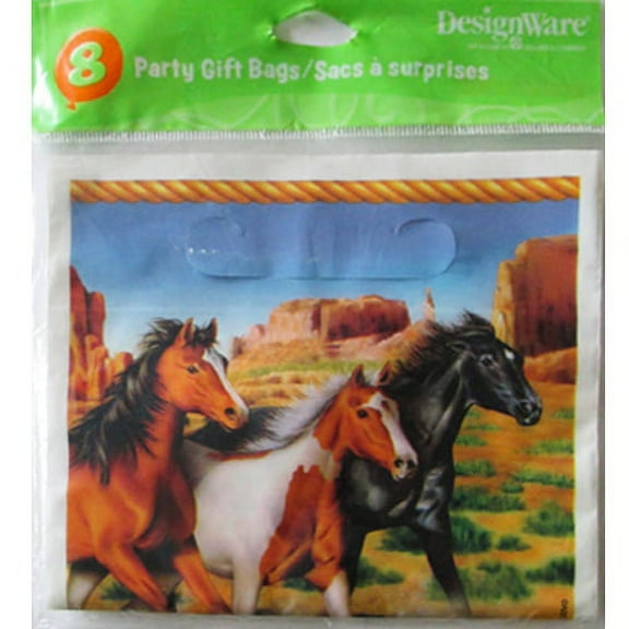 Running Horses Favor Bags (8ct)