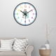 thumbnail image 5 of Reloj de pared moderno analógico, reloj de aprendizaje, hora, colorido, cuarzo, silencioso, fácil de leer Forma de elefante, 5 of 8