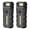2pcs, variant on awjaisca 1/2/3Pcs 180 Degrees Rotating Head Flashlight Magnetic Dual Beam LED Work Light USB Rechargeable Pocket-Size Outdoor Camping EDC Lamp