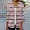 ZF-Pink, variant on jsaierl Women's Casual 3/4 Sleeve Cardigans 2024 Summer Fashion Open Front Cardigan Coat Plus Size Cardigan Striped Print Soft Tops