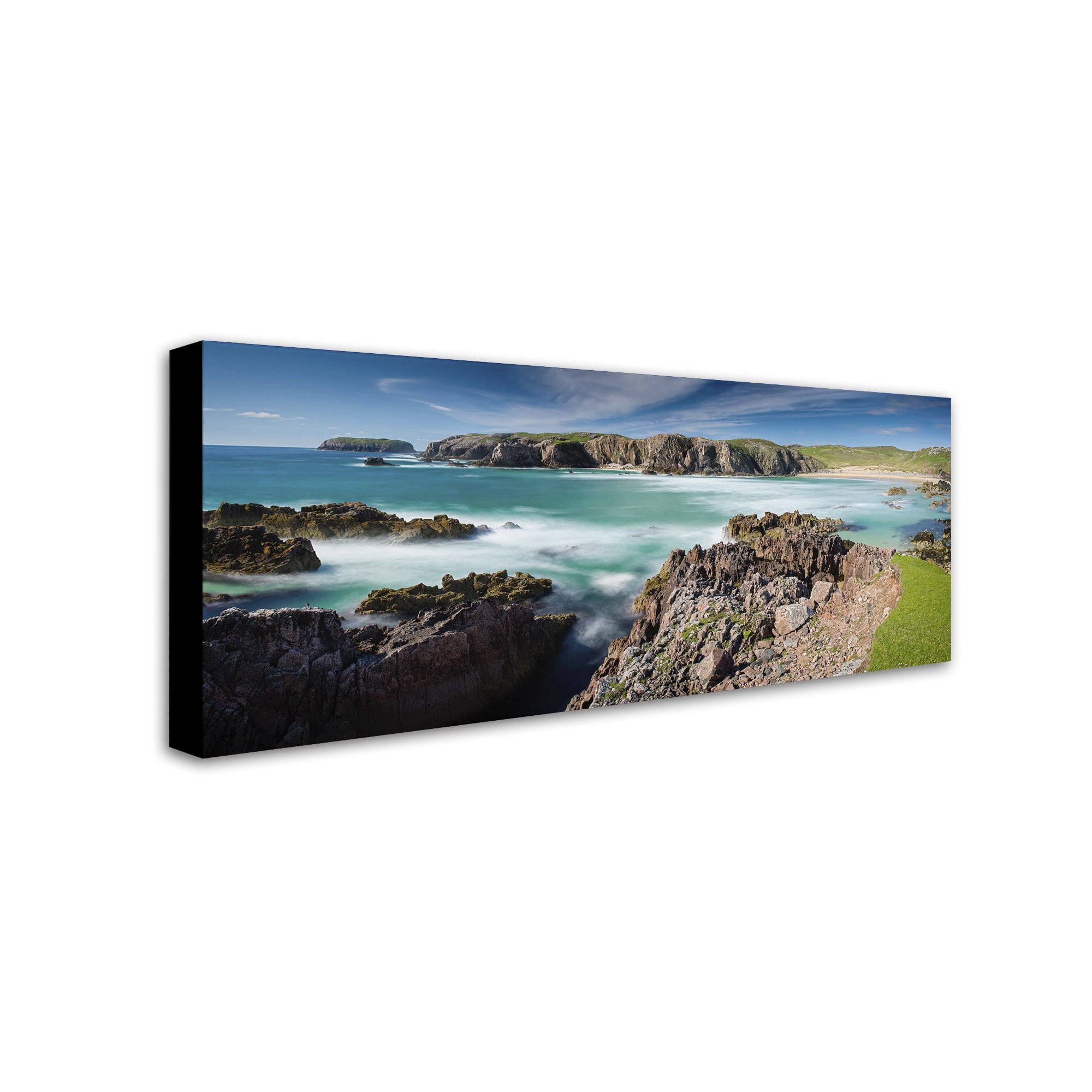 Trademark Fine Art "Coast of Lewis" Canvas Art by Michael Blanchette Photography