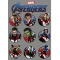 thumbnail image 2 of Boy's Marvel Avengers: Endgame Hero Circles Performance Graphic Tee Charcoal Heather Large, 2 of 4