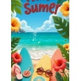 thumbnail image 4 of Tropical Surfboard Beach Summer Banner Decorative Ocean Sand for Outdoor Party Holiday Event Picnic Celebration, 4 of 7