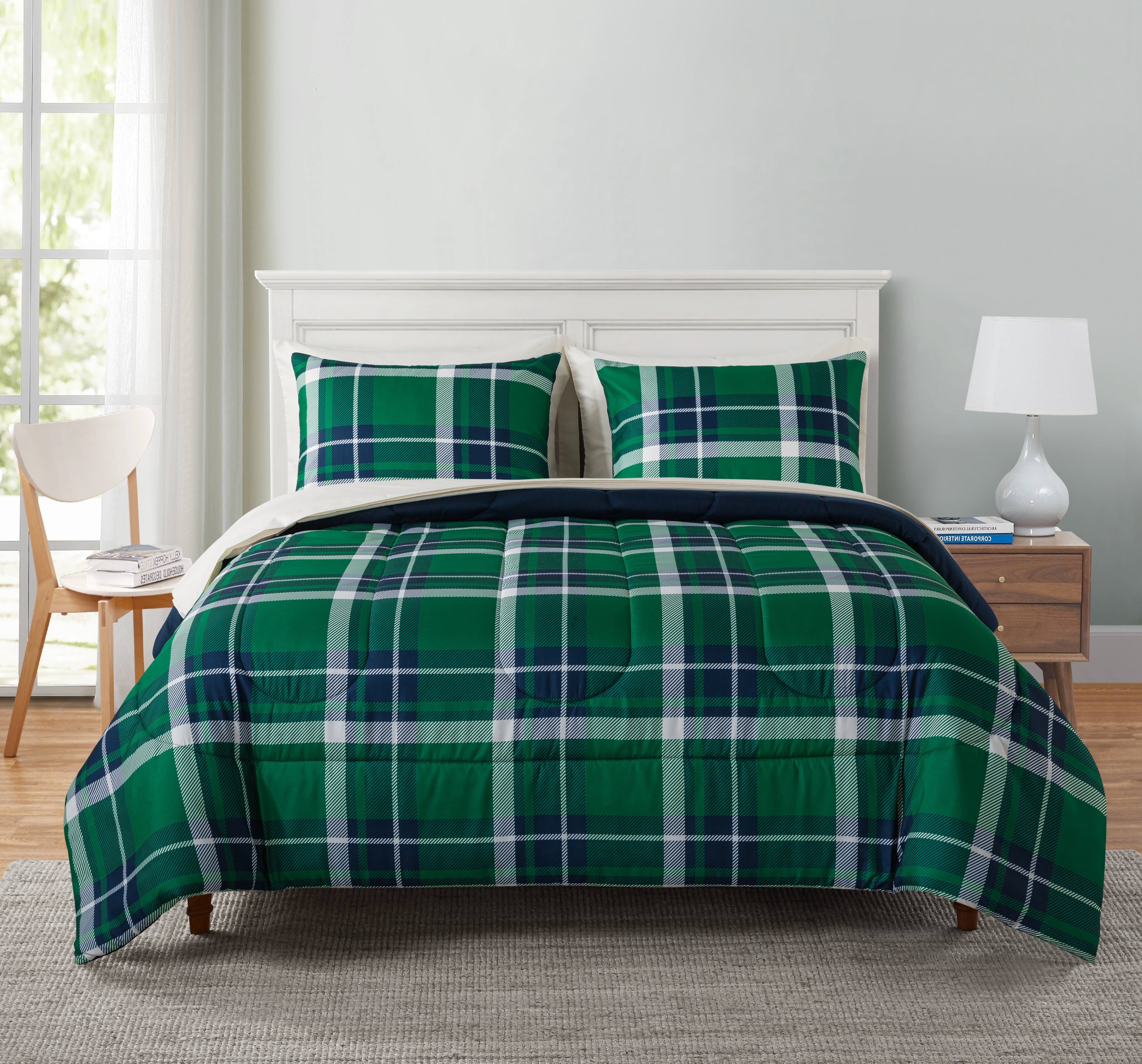 Mainstays Green Plaid Full