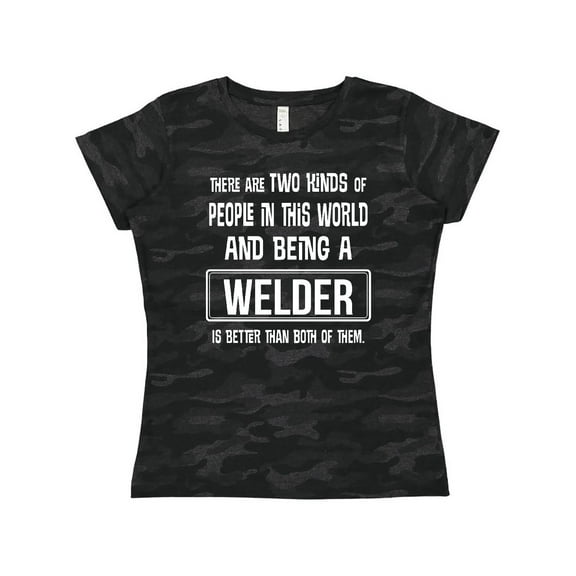 Inktastic Welder Funny Job Gift Women's T-Shirt