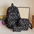 thumbnail image 2 of Fgnfyis Backpack for Girls Stylish Womens Bow Cute Shoulder Bag for Daily Use Commute Work Travel School Versatile Carryall Kindergarten Backpack Black, 2 of 8