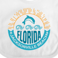 thumbnail image 4 of Inktastic Jacksonville Beach Florida Matching Boys or Girls Baby Bib, 4 of 4