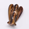 thumbnail image 3 of 10 pc Angel Nautral Tiger Eye Home Display Decorations 38~40x27~28x13~14mm, 3 of 5