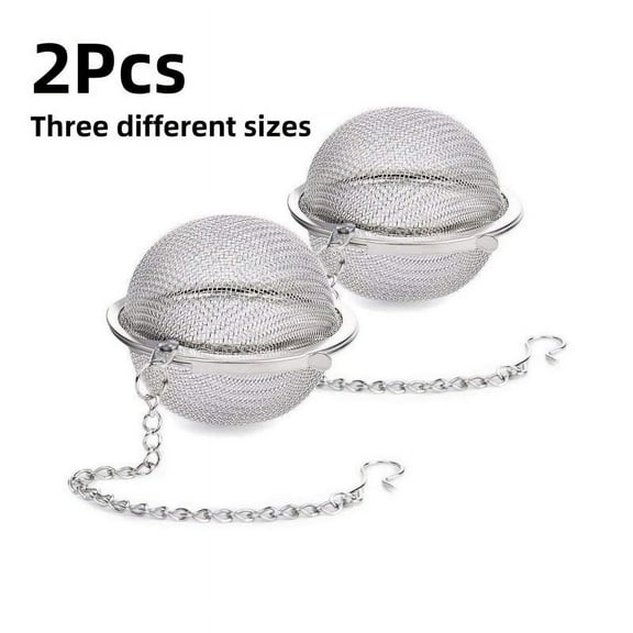 Uxcell Extra Large Stainless Steel Tea Infuser Ball With Chain – Reusable Tea Strainer For Loose Leaf Tea