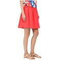 thumbnail image 2 of $198 KATE SPADE New York FANCY MEETING YOU Gathered Crepe SKIRT Geranium ( S ), 2 of 2