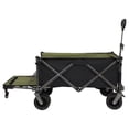 thumbnail image 4 of Collapsible Folding Wagon 300L,49" Extra Long Collapsible Wagon with Tailgate, All-Terrain 7"x 4" Big Wheels,Beach Wagon Cart Heavy Duty 400LBS Foldable Foldable Beach Wagon for Garden Sports Camping, 4 of 9